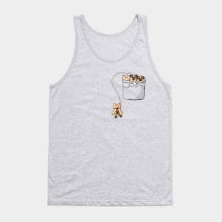 Cute Pocket Pugs Tank Top